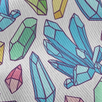 Colorful Crystal Rough Stone Standard Corduroy