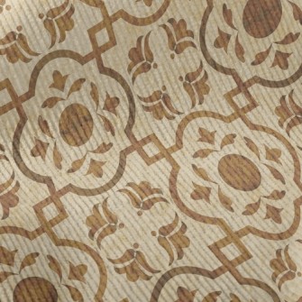 Nostalgic Tile Damask Standard Corduroy