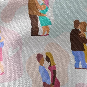 Sticky Couple Dancing Waterproof Canvas
