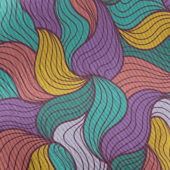 Colorful Lines Standard Corduroy