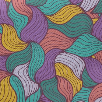 Colorful Lines Twill