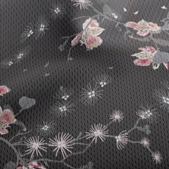 Falling Dandelion Athletic Mesh Flat Back