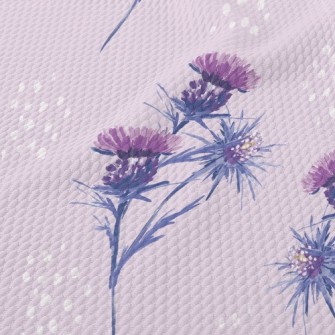 Beautiful Needlework Flowers Birdseye Piqué