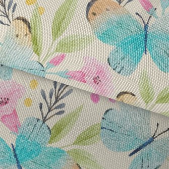 Watercolor Beautiful Butterfly Waterproof Oxford