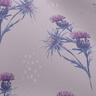 Beautiful Needlework Flowers Chiffon