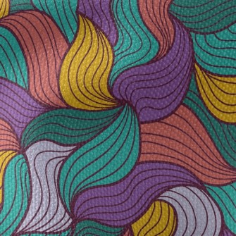 Colorful Lines Waterproof Canvas