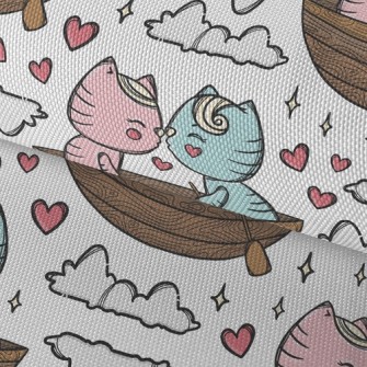 Boating And Kissing The Cat Waterproof Oxford