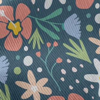 Tropical Rainforest Hibiscus F Standard Corduroy