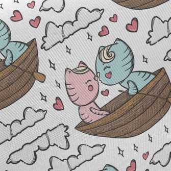 Boating And Kissing The Cat Twill