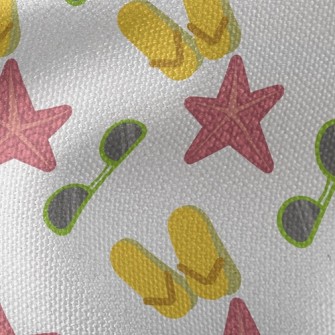 Beach Shoes Glasses Starfish Waterproof Canvas