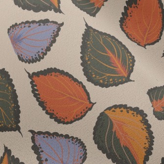 Fantasy Bicolor Leaves Chiffon
