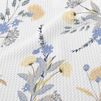 Elegant Dandelion Birdseye Piqué