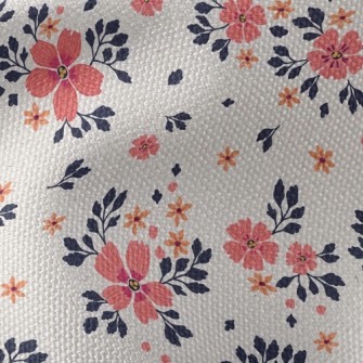 Soft Two-color Flowers Waterproof Canvas