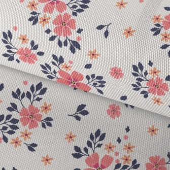 Soft Two-color Flowers Waterproof Oxford