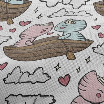 Boating And Kissing The Cat Performance Linen