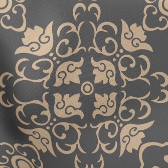 Retro Flower-shaped Damask Stretch Ponte
