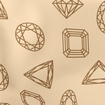 Simple Crystal Gem Stretch Ponte