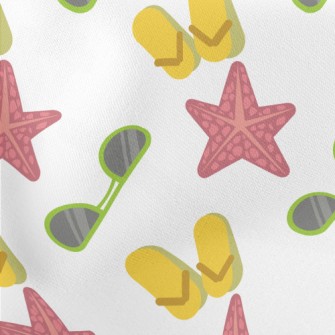 Beach Shoes Glasses Starfish Stretch Ponte