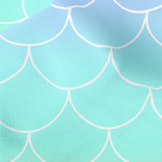 Gradient Mermaid Scales Micro Fleece