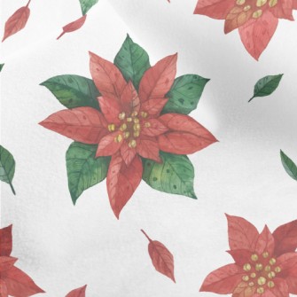 Nice Looking Christmas Red For Micro Fleece