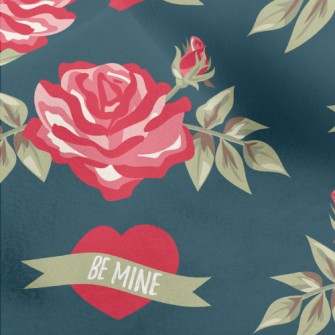 Be My Bright Rose Micro Fleece