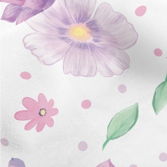 Fantasy Multi-petal Flower Micro Fleece