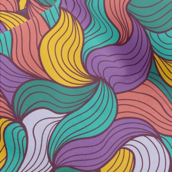 Colorful Lines Micro Fleece