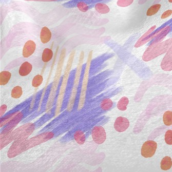 Abstract Dots Lines Minky