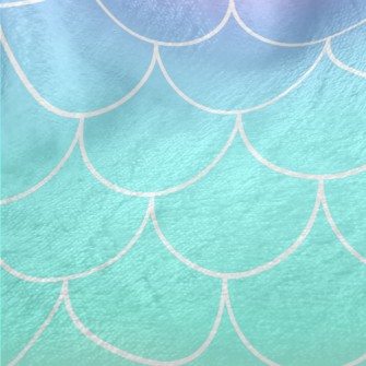 Gradient Mermaid Scales Minky