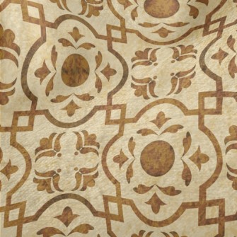 Nostalgic Tile Damask Minky