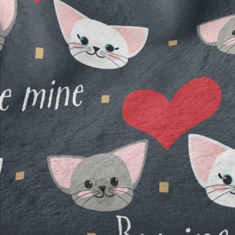 Loving Cat Couple Minky