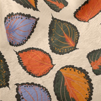 Fantasy Bicolor Leaves Minky