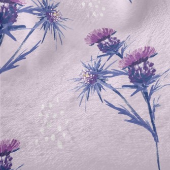 Beautiful Needlework Flowers Minky