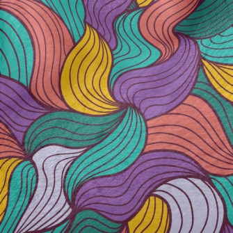 Colorful Lines Minky