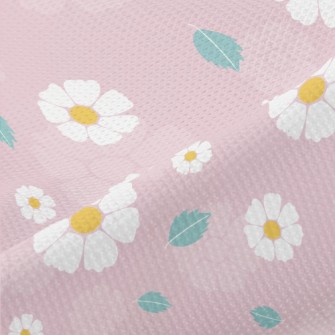 Pure White Flower Piqué