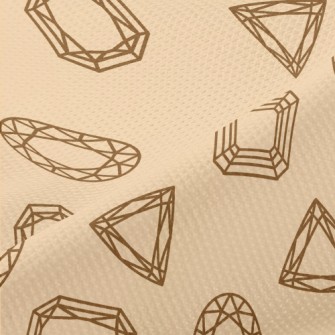 Simple Crystal Gem Piqué