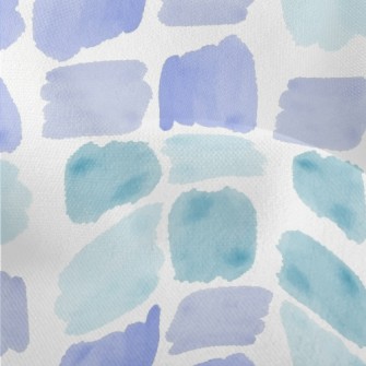 Watercolor Abstract Lines Lightweight Performance Linen