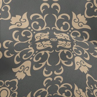 Retro Flower-shaped Damask Lightweight Performance Linen