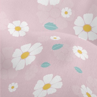 Pure White Flower Lightweight Performance Linen