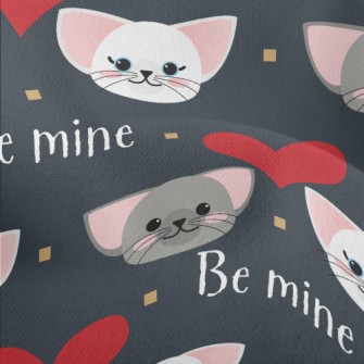 Loving Cat Couple Lightweight Performance Linen