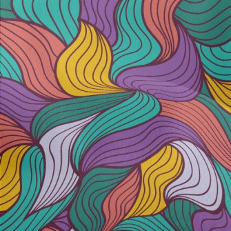 Colorful Lines Lightweight Performance Linen