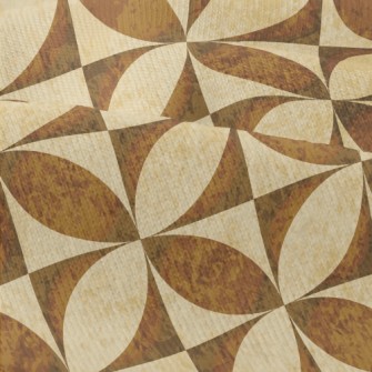 Flower-shaped Oval Damask Modern Jersey