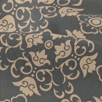 Retro Flower-shaped Damask Modern Jersey