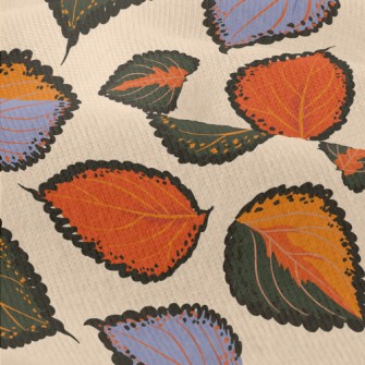 Fantasy Bicolor Leaves Modern Jersey
