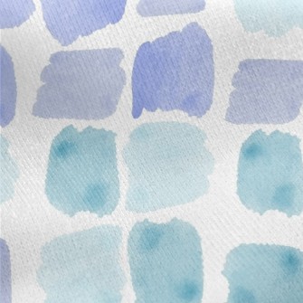Watercolor Abstract Lines Jersey Backed Fleece