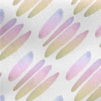 Watercolor Oval Gradient Jersey Backed Fleece
