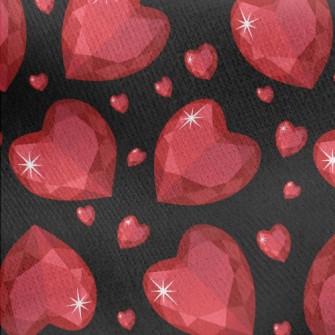 Bright Three-dimensional Love  Jersey Backed Fleece