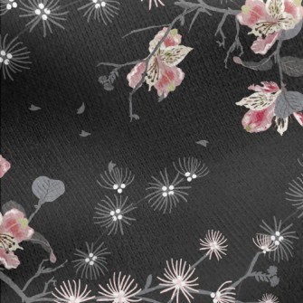 Falling Dandelion Jersey Backed Fleece