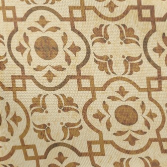 Nostalgic Tile Damask Pongee