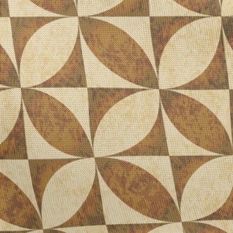 Flower-shaped Oval Damask Pongee